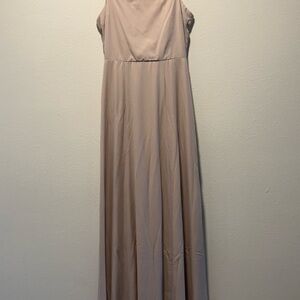 Show Me Your MuMu Beige Sleeveless Maxi Dress